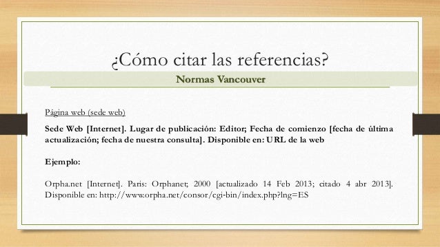 citas vancouver pagina web